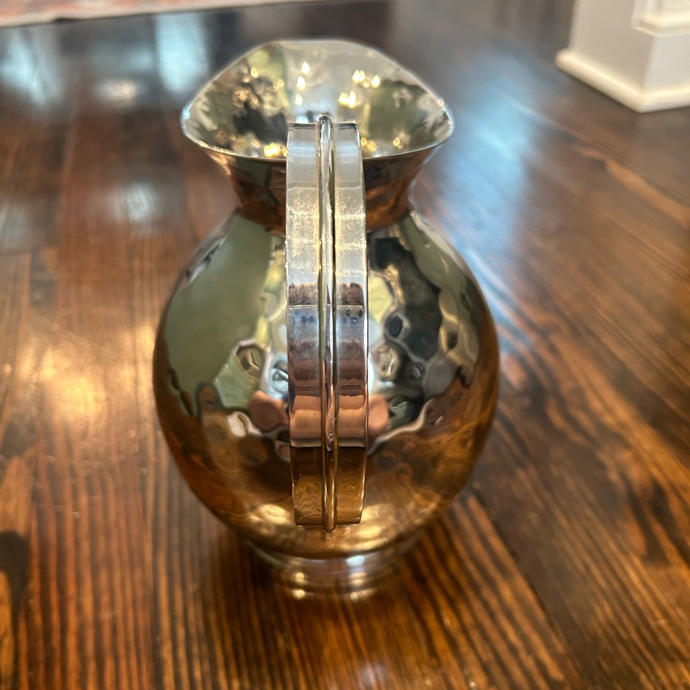 Mary Jurek Design SS Hammered Metal water pitcher - Picture 5 of 5